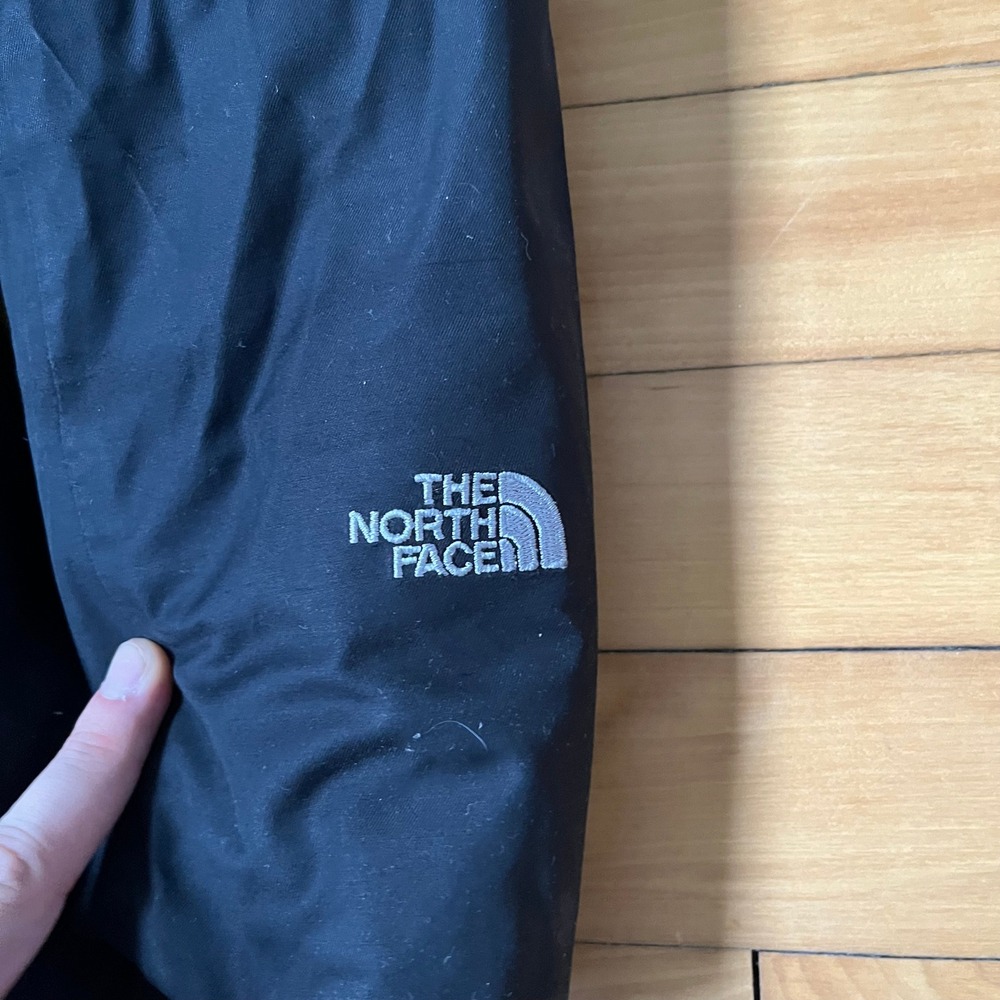 The North Face Arctic Parka Womens Small Black Down Waterproof Faux Fur Hood - Picture 3 of 8